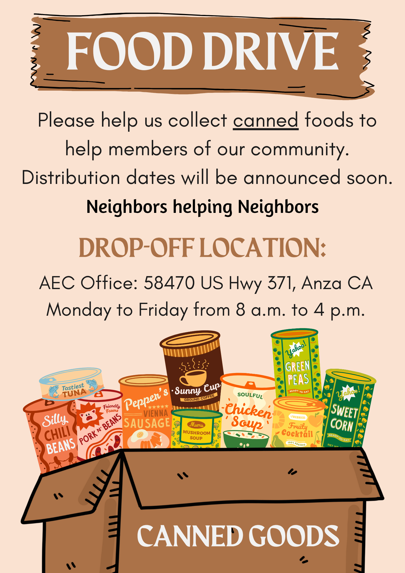Canned Food Drive