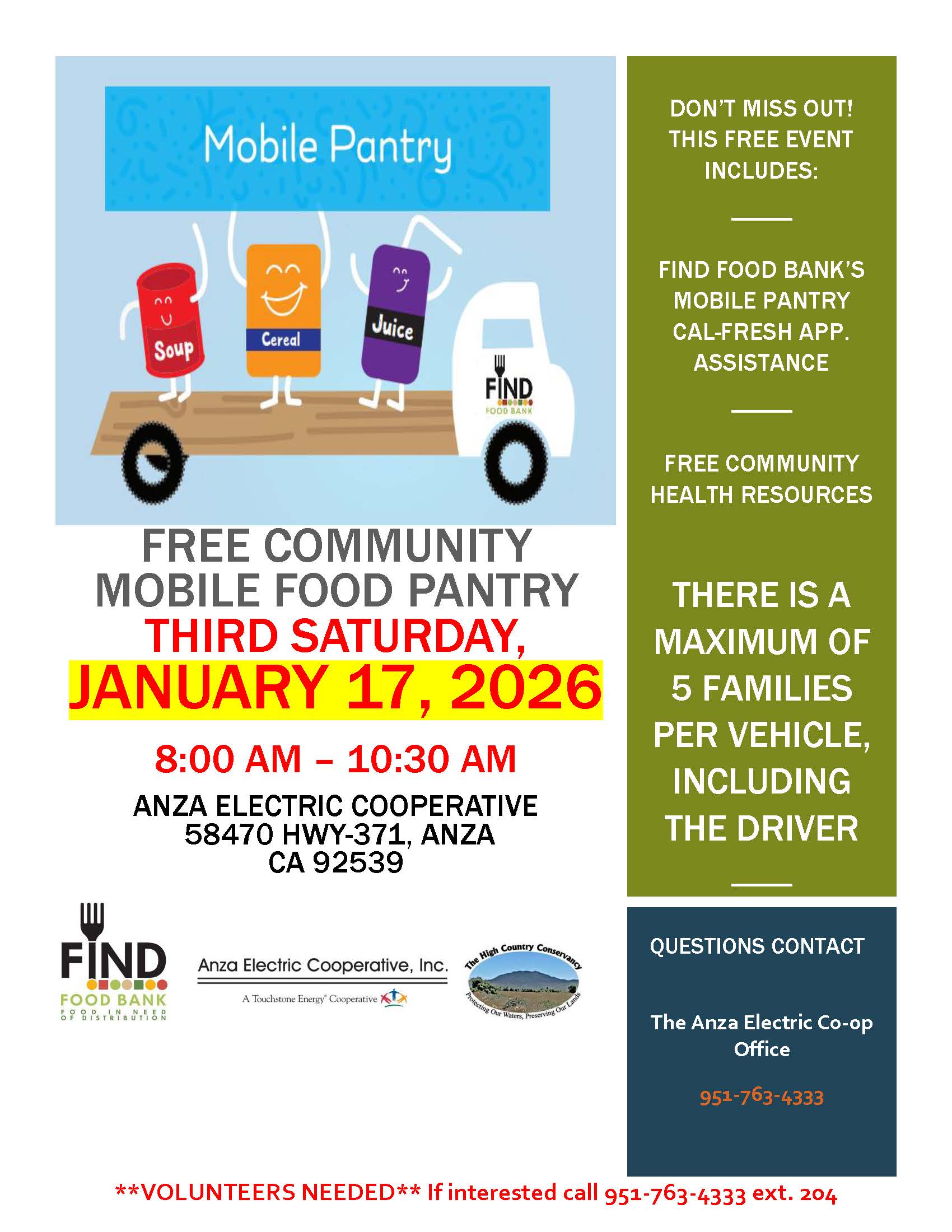 Find Food Mobil Food Pantry