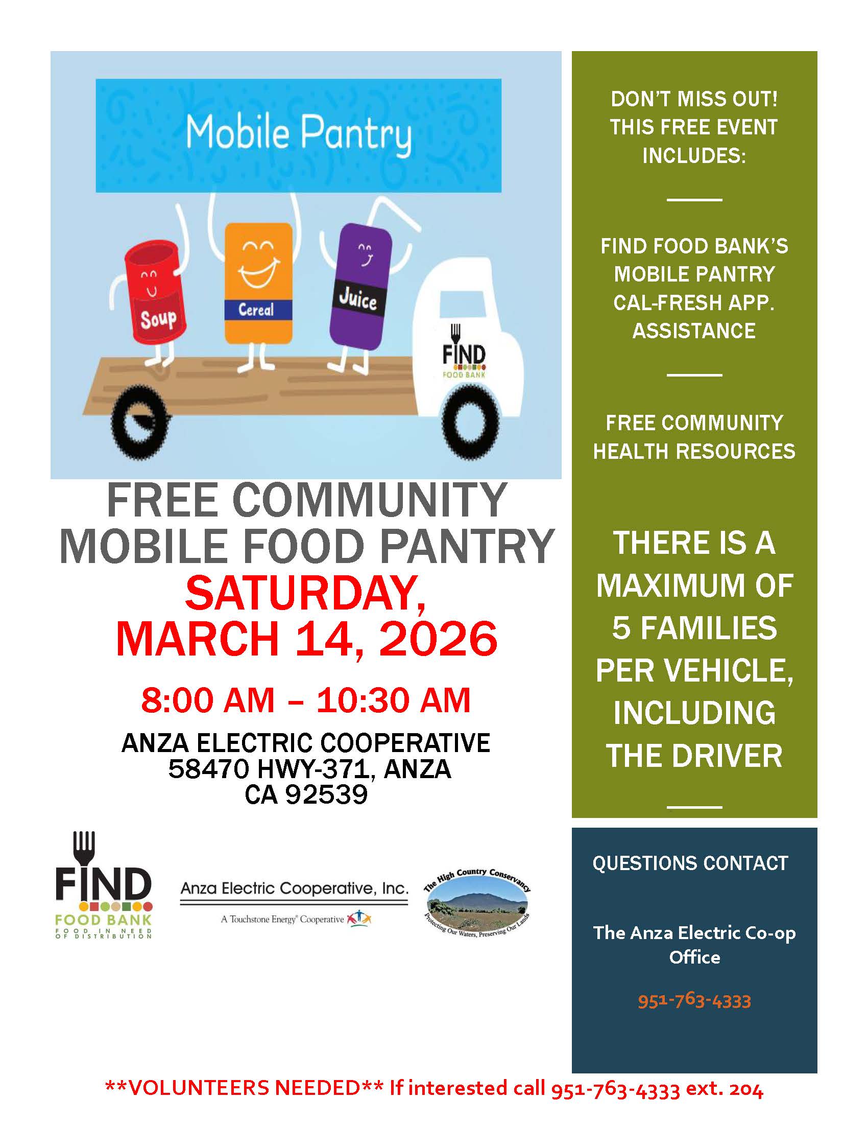 Find Food Mobil Food Pantry