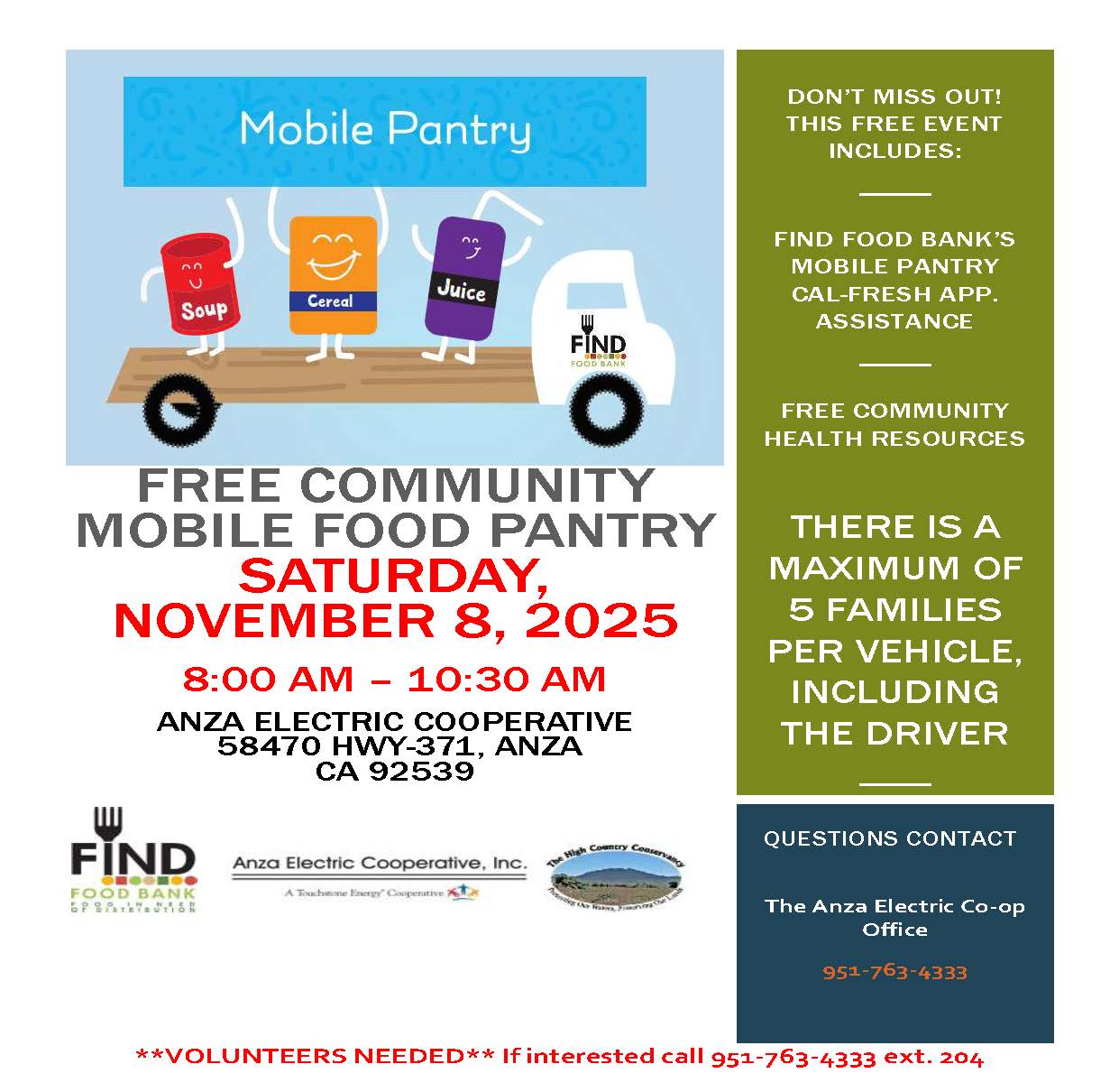 Find Food Mobil Food Pantry